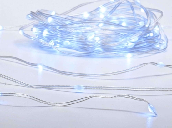 Χριστουγεννιάτικα Λαμπάκια Σειρά 100 Led Skin Line X0410021261 10m Με 8 Προγράμματα 2,4W Clear Aca