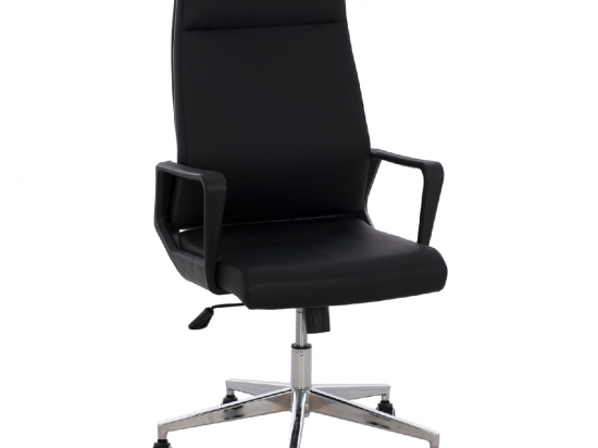ΚΑΡΕΚΛΑ ΓΡΑΦΕΙΟΥ ΜΑΥΡΗ SUPERIOR HM1167.01 72x70x121 εκ.