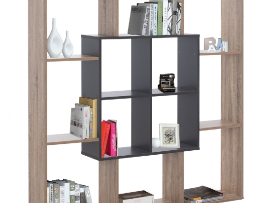 ΒΙΒΛΙΟΘΗΚΗ BRODY HM8771.02 136X22X136 ΓΚΡΙ