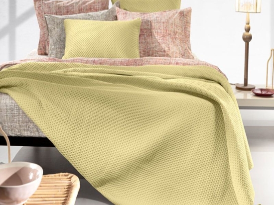 Κουβερλί Riva Lime Guy Laroche Υπέρδιπλo 220x240cm Microfiber