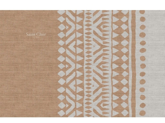 Σουπλά 3039 Beige Saint Clair Πολυέστερ