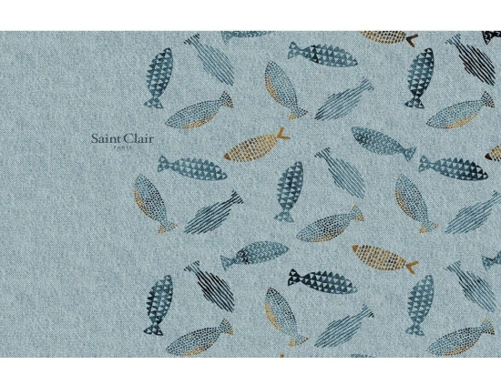 Σουπλά 3041 Denim Saint Clair Πολυέστερ