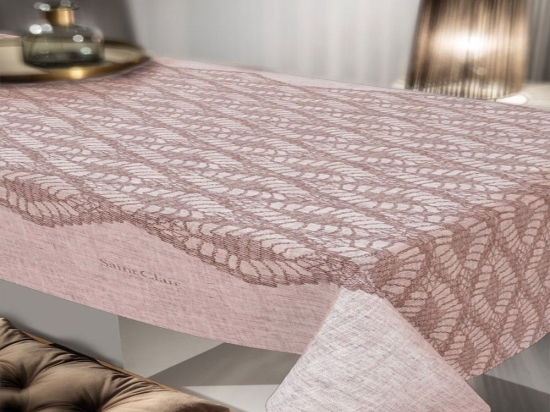 Τραπεζομάντηλο 1026 Old Pink Saint Clair 140X180 Πολυέστερ