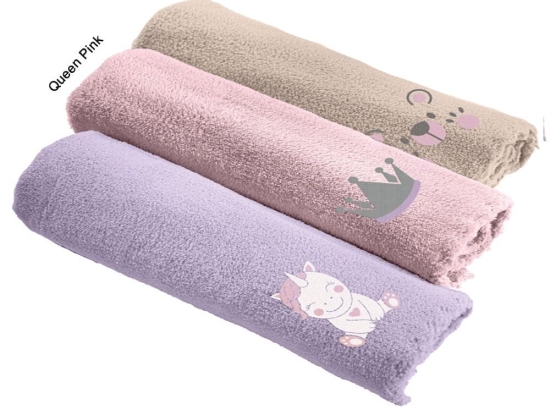 Κουβέρτα Βρεφική Queen Pink Guy Laroche Κούνιας 100x140cm Microfiber