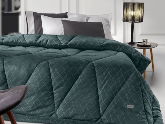 Πάπλωμα Rebel Emerald Guy Laroche Μονό 160x220cm 100% Microsuede