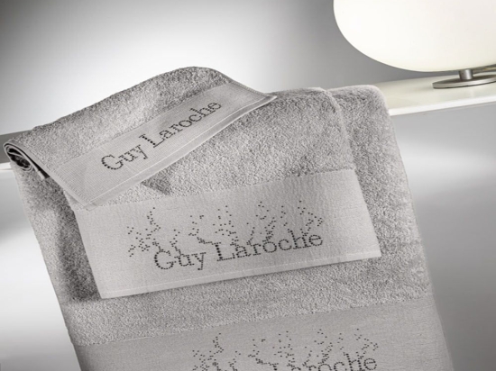 Πετσέτα Pandora (Σετ 3τμχ) Silver Guy Laroche Σετ Πετσέτες 70x140cm 100% Βαμβάκι