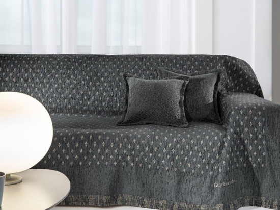 Ριχτάρι Intima Titanium Guy Laroche Διθέσιο 180x250cm Βαμβάκι-Chenille