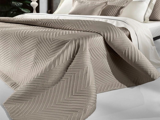 Κουβερλί Seduction (Σετ 3τμχ) Taupe Guy Laroche Υπέρδιπλο 240x250cm Microsatin