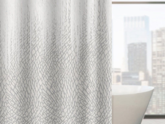 Κουρτίνα Μπάνιου Colorado Silver Guy Laroche 180Πx190Υ 180x190cm Microfiber