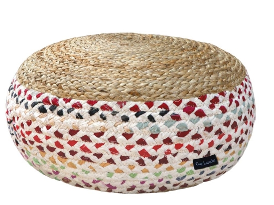 Πουφ - Σκαμπό Ottoman 50X50X25 Multi Guy Laroche