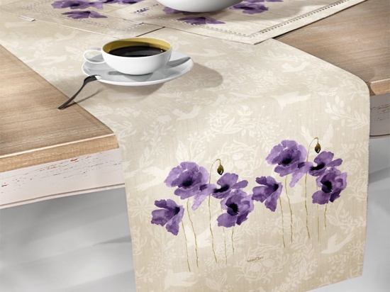 Runner 11 Prurple Saint Clair 40Χ160 40x160cm Πολυέστερ