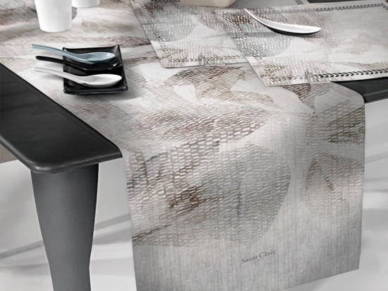 Runner 2041 Stone Saint Clair 40Χ160 40x160cm Πολυέστερ