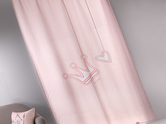 Κουρτίνα Παιδική Majesty Pink Guy Laroche 145χ270 Πολυέστερ