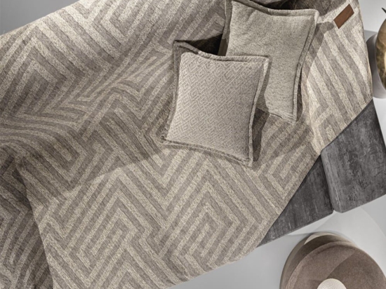 Ριχτάρι Aberon Natural Guy Laroche Διθέσιο 180x250cm Chenille,Βαμβάκι,Polyester