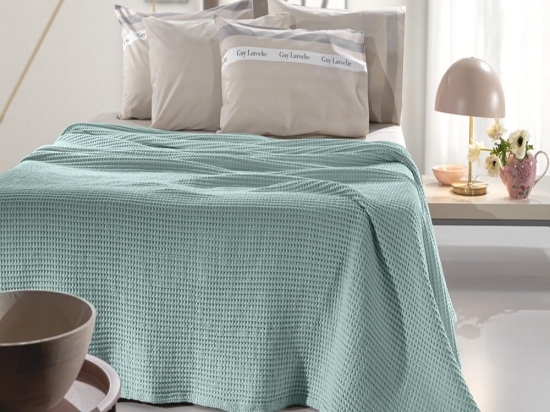 Κουβέρτα Eternity Mist Guy Laroche Υπέρδιπλο 230x240cm 100% Βαμβάκι