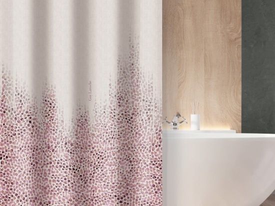 Κουρτίνα Μπάνιου Aria Pudra Guy Laroche 240Πx185Υ 240x185cm Πολυέστερ
