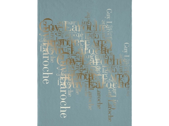 Πετσέτα Θαλάσσης Velour Printed 2103 Raf Guy Laroche Θαλάσσης 100x175cm Βαμβάκι-Πολυέστερ
