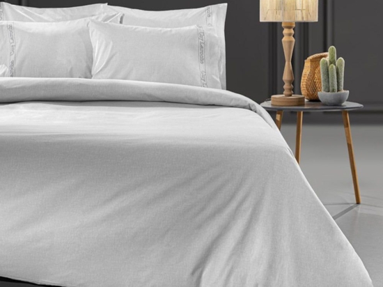 Παπλωματοθήκη Color Plus Smoke Guy Laroche Υπέρδιπλo 225x245cm 100% Βαμβακερό Περκάλι