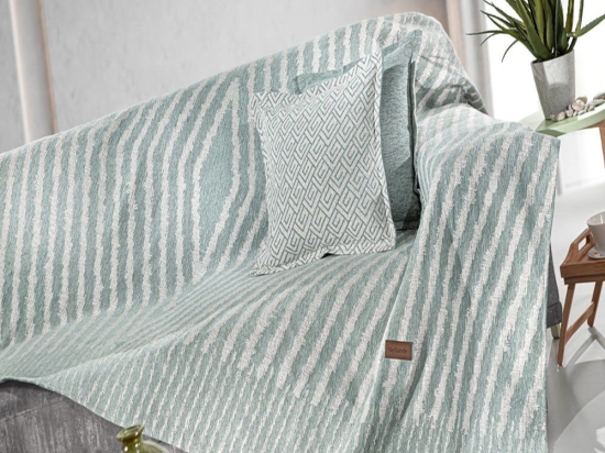 Ριχτάρι Norton Ocean Guy Laroche Τριθέσιο 180x300cm Βαμβάκι-Ακρυλικό