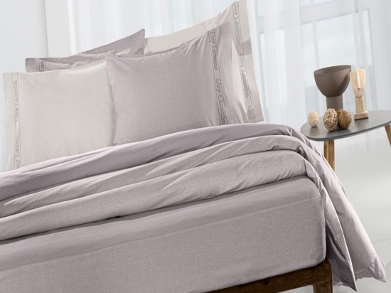 Σεντόνι Color Plus Με Λάστιχο Melanze Guy Laroche King Size 180x242cm 100% Βαμβακερό Περκάλι