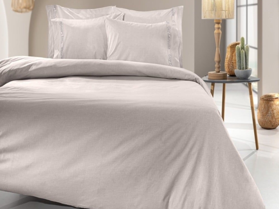 Σεντόνι Color Plus Perla Guy Laroche Μονό 170x270cm 100% Βαμβακερό Περκάλι