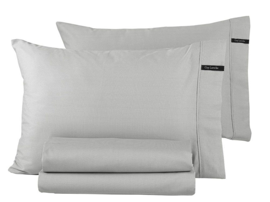 Μαξιλαροθήκες Minimal (Σετ 2τμχ) Silver Guy Laroche 50Χ70 100% Βαμβακοσατέν
