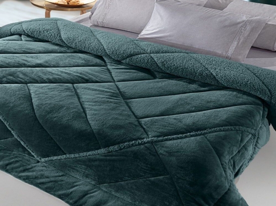 Κουβερτοπάπλωμα Paloma Emerald Guy Laroche Υπέρδιπλο 220x240cm Πολυέστερ