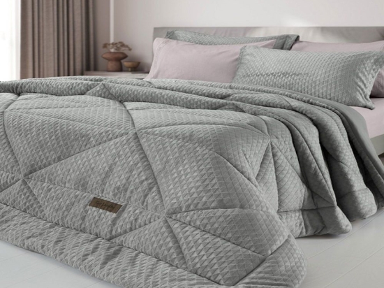 Πάπλωμα Trinity Grey Guy Laroche Μονό 160x240cm Πολυέστερ