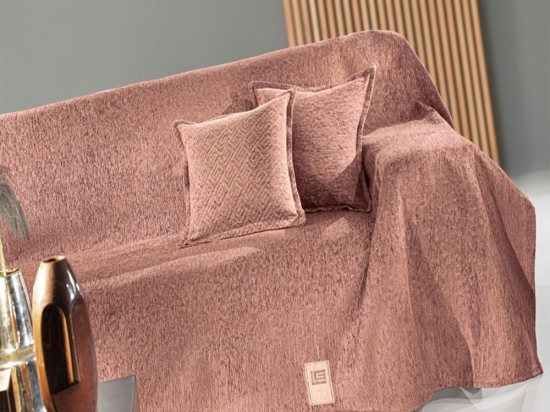 Ριχτάρι Matis Salmon Guy Laroche Διθέσιο 180x250cm Ακρυλικό,Βαμβάκι, Polyester