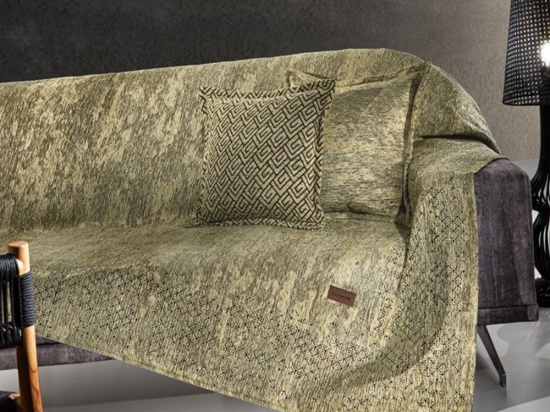 Ριχτάρι Nobel Olive Guy Laroche Διθέσιο 180x250cm Ακρυλικό,Βαμβάκι, Polyester