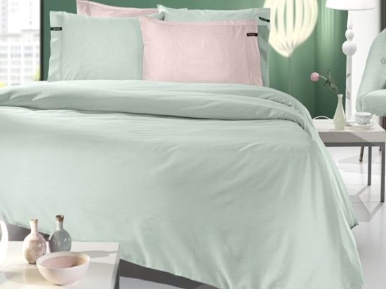 Σεντόνι Minimal Με Λάστιχο Mint Guy Laroche Υπέρδιπλo 160x235cm 100% Βαμβακοσατέν