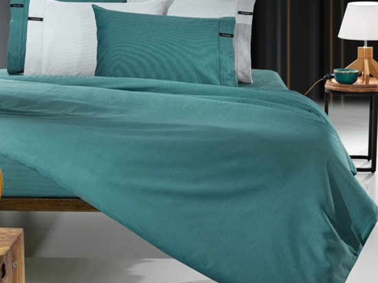 Σεντόνι Minimal Petrol Guy Laroche Υπέρδιπλo 240x270cm 100% Βαμβακοσατέν