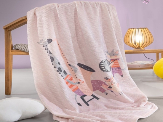 Κουβέρτα Παιδική Ultrasoft Jazz Lilac Saint Clair Μονό 160x220cm Πολυέστερ