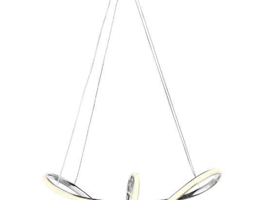 ΦΩΤΙΣΤΙΚΟ ΟΡΟΦΗΣ ΧΡΩΜΙΟΥ LED HM7522.01 52x28x66 εκ. ΑΣΗΜΙ
