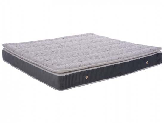 ΣΤΡΩΜΑ ΥΠΕΡΔΙΠΛΟ MORPHEUS 180Χ200 BONELL SPRING HM378.01 ΓΚΡΙ ΛΕΥΚΟ