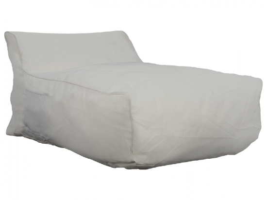 ΠΟΥΦ ZAFER HM5772.11 ΜΕ TEXTILENE 600gr/m2 2X1 ΛΕΥΚΟ 88x128x60Υεκ