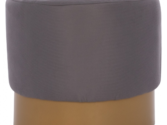 ΣΚΑΜΠΟ VINDE HM9260.01 ΓΚΡΙ ΜΕ ΧΡΥΣΗ ΒΑΣΗ Φ40x35 εκ.