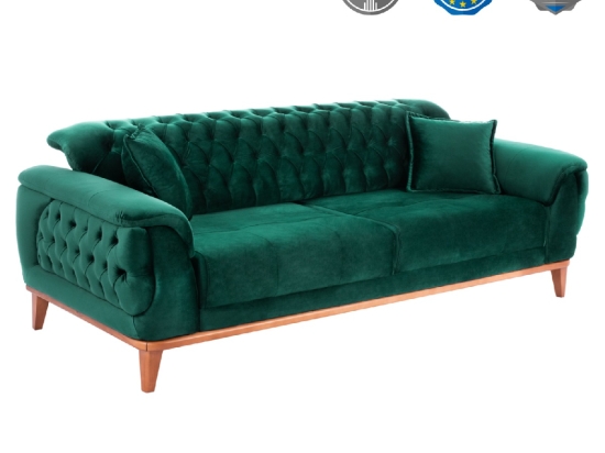 ΚΑΝΑΠΕΣ ΚΡΕΒΑΤΙ BENNINGTON ΤΡΙΘΕΣΙΟΣ ΚΥΠΑΡΙΣΣΙ HM3249.13 240x95x80 εκ.