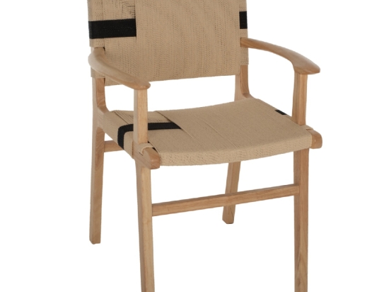 ΠΟΛΥΘΡΟΝΑ BAND RUBBERWOOD ΚΑΙ ΣΧΟΙΝΙ 62,5x60x88Yεκ.HM9324.01