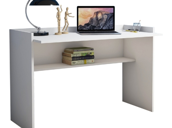 ΓΡΑΦΕΙΟ ΜΕΛΑΜΙΝΗΣ ΛΕΥΚΟ 118x58x80Υεκ.HM9227.11