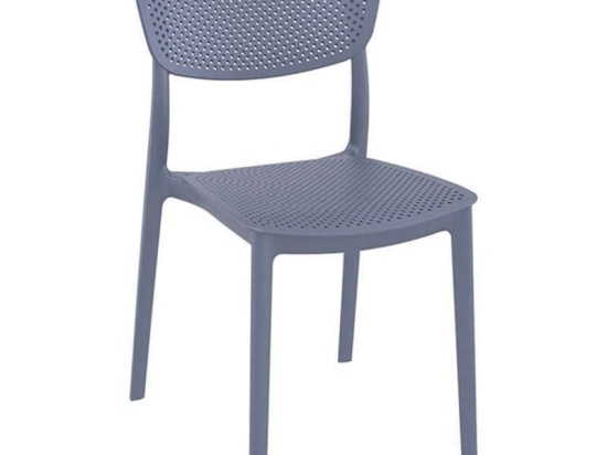 Καρέκλα Lucy Dark Grey Siesta 45Χ53Χ82εκ. 20.0428