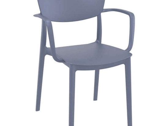 Πολυθρόνα Liza Dark Grey 54X53X82εκ. Siesta 20.0411