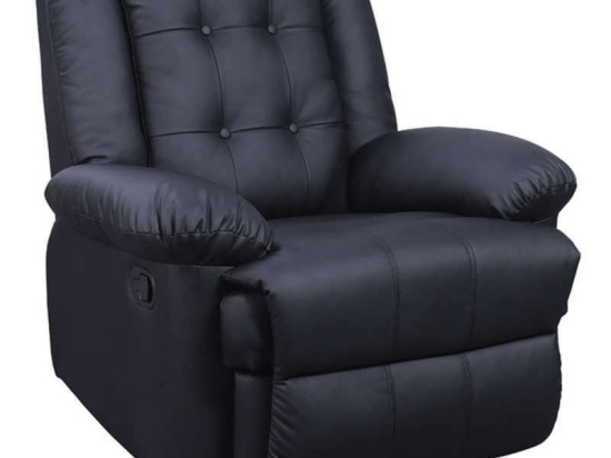 Πολυθρόνα Scarlet Relax Black 90Χ93Χ100εκ. 15.0004 Τεχνόδερμα
