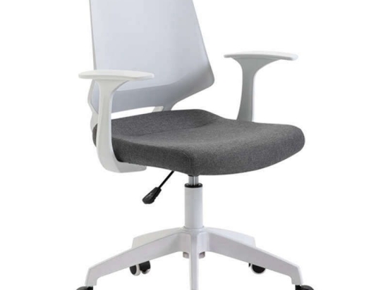 Πολυθρόνα Γραφείου ΒΣ1150-W White/Grey  62Χ54Χ92/102εκ. 01.0039