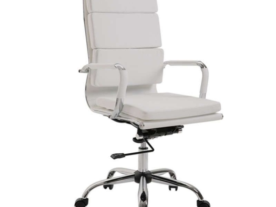 Πολυθρόνα Γραφείου ΒΣ7800 White 57Χ62Χ49-55/114-120εκ. 01.0131