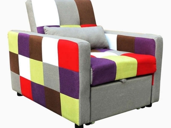 Πολυθρόνα/Κρεβάτι Μάτζικ Patchwork Multi  40.0017 85X103X85εκ. Ύφασμα