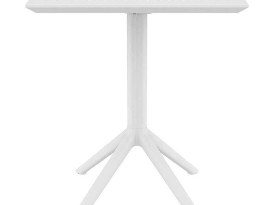 Τραπέζι Πτυσ/νο Sky 60Χ60X74εκ. White Siesta 20.0280