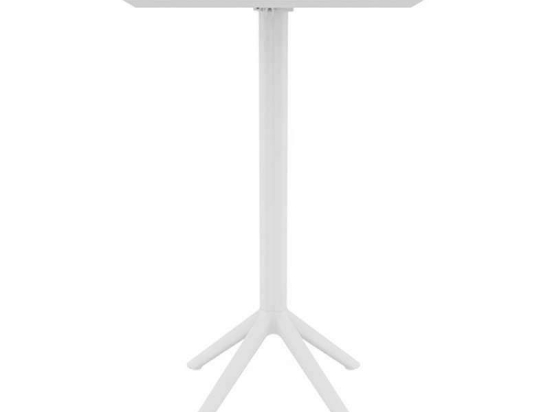 Τραπέζι Πτυσ/νο Μπαρ Sky 60Χ60Χ108εκ.White Siesta 20.0286