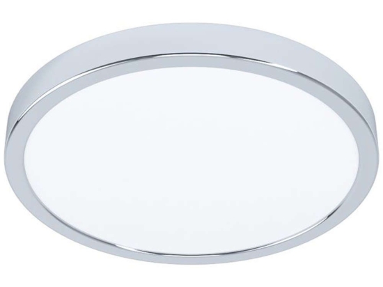 Φωτιστικό Οροφής-Πλαφονιέρα 99266 Fueva Led Ø285 Chrome 3000K Eglo Μέταλλο,Πλαστικό