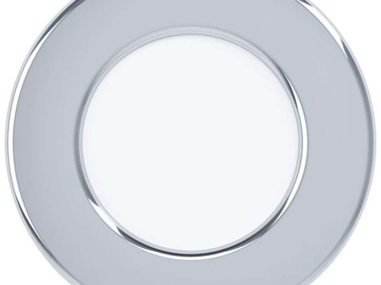 Φωτιστικό Οροφής - Σποτ 99208 Fueva Led Ø86 4000K Chrome Eglo Μέταλλο,Πλαστικό